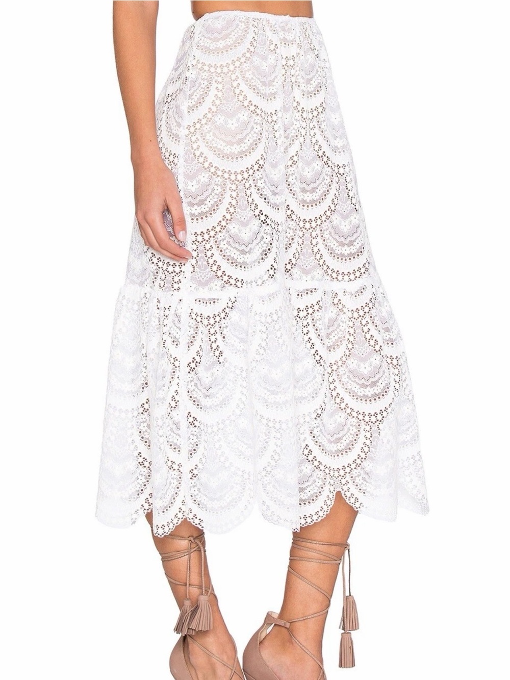 For Love and Lemons Rosalita Skirt M